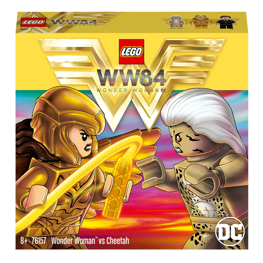 LEGO 76157 Super Heroes Wonder Woman vs Cheetah mit Max Minifigur, Bauset, Sammler-Spielzeuge für Kinder Bild 1