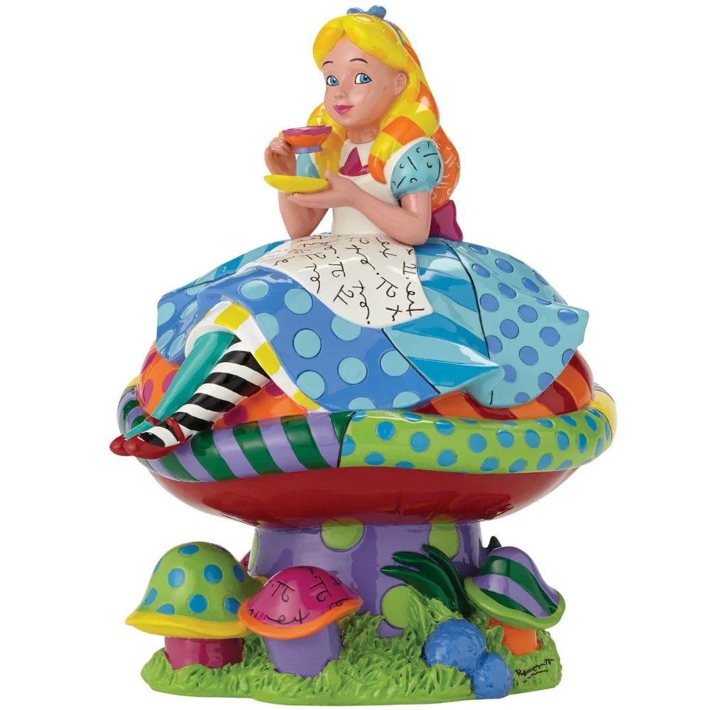 Enesco Disney Britto Alice in Wonderland Figurine 22cm Bild 1