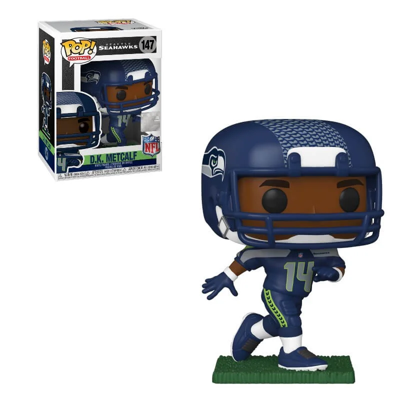 NFL Seattle Seahawks D.K. Metcalf Pop! Vinyl Figur Bild 1
