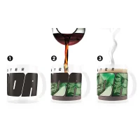 Star Wars Yoda Thermal Glass Mug - undefined undefined