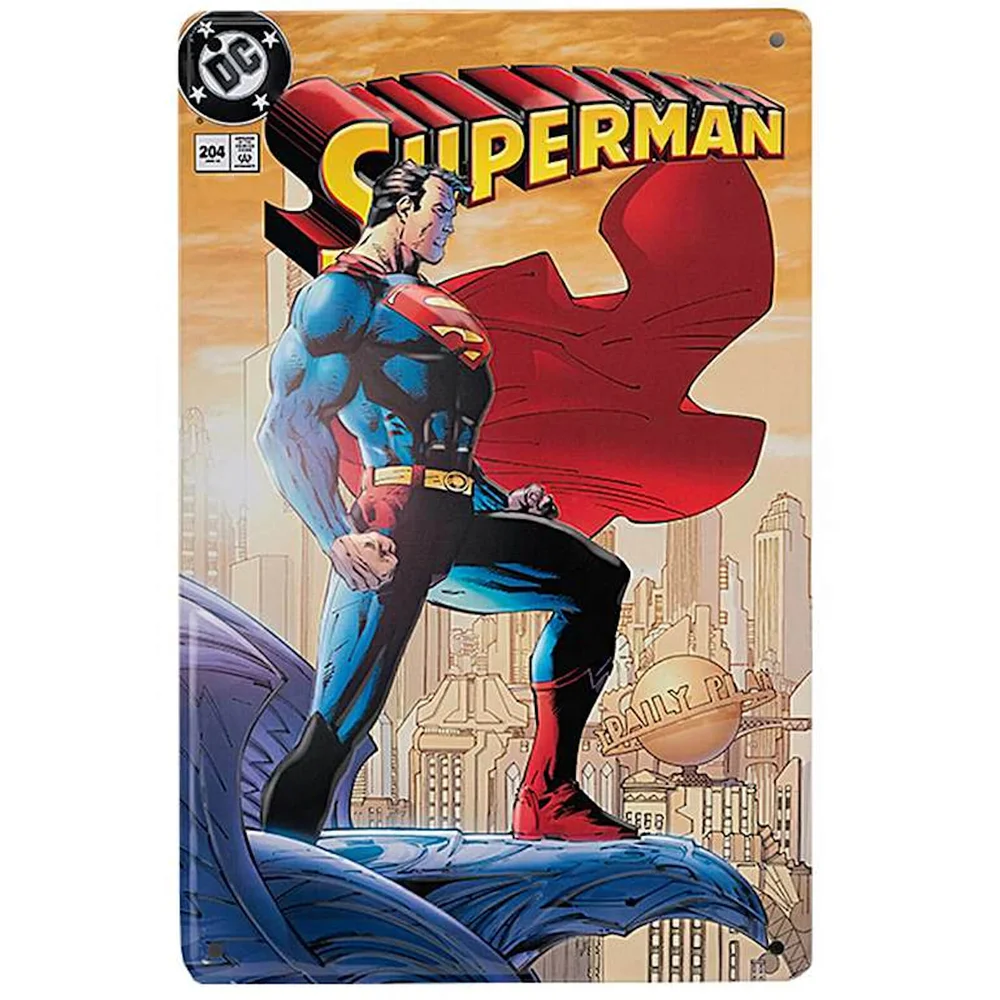 DC Comics Superman #204 Tin Plate Poster Bild 1