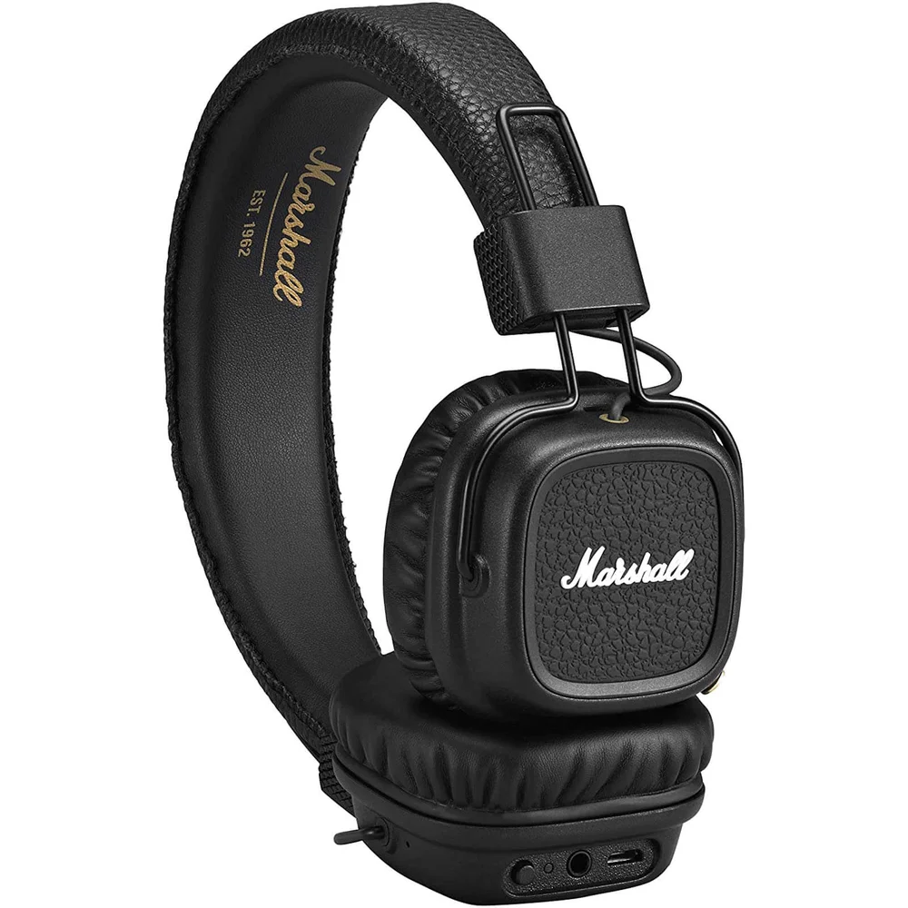 Marshall Major 2 Bluetooth Black On-Ear Headphones Bild 1