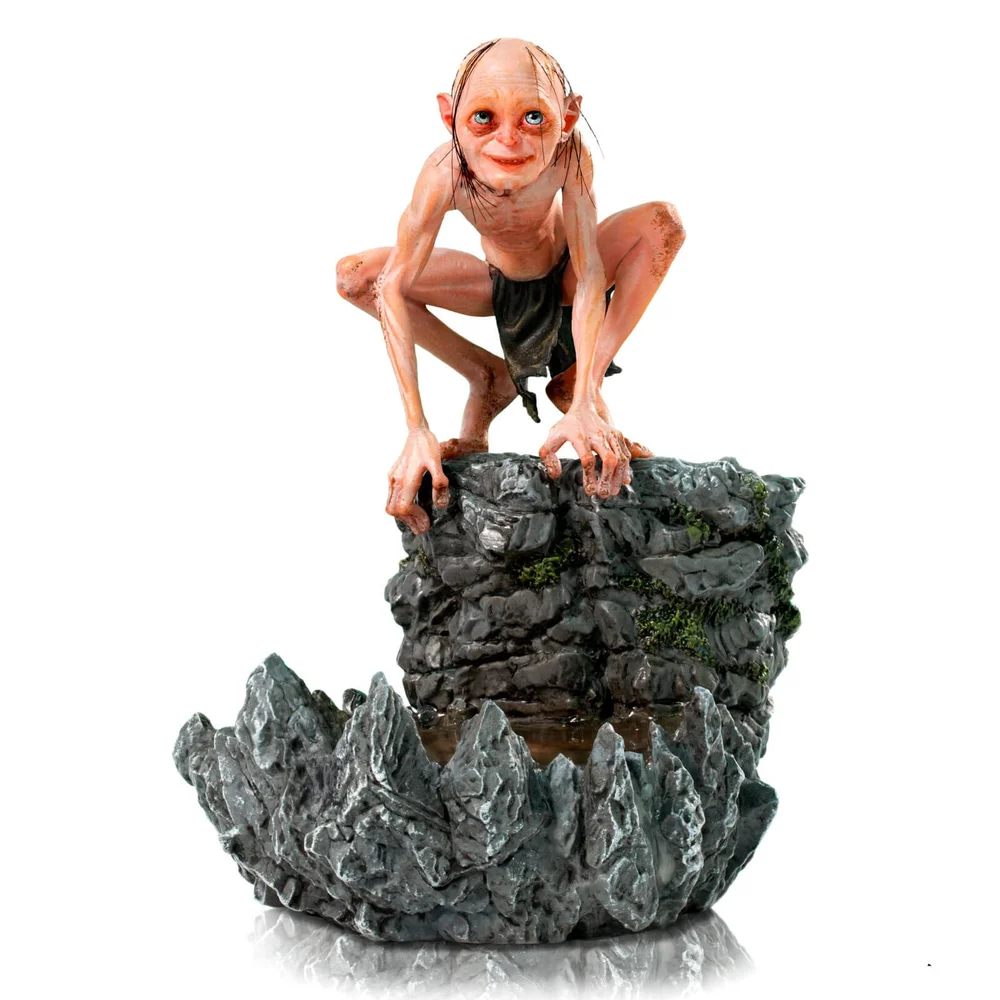 Iron Studios Der Herr der Ringe Deluxe Art Figur im Maßstab 1:10 Gollum 12 cm Bild 1