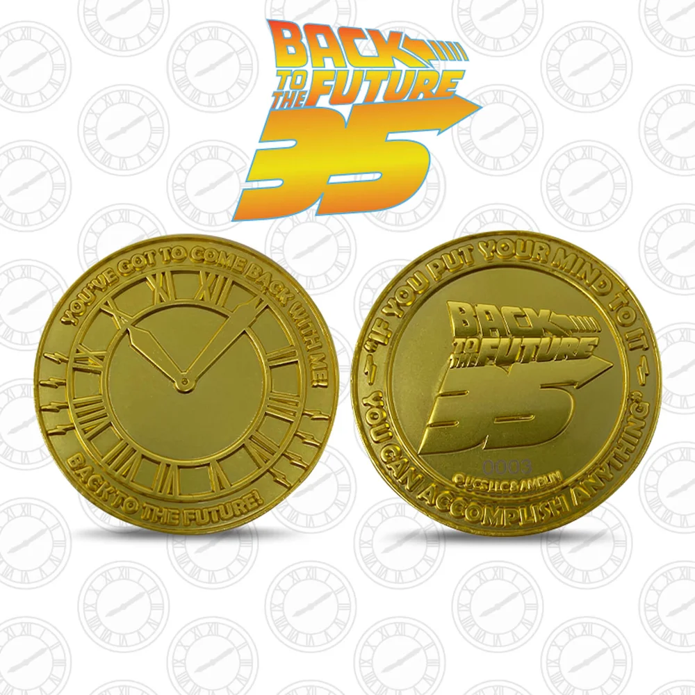 Back to the Future 35th Anniversary Gold Edition Coin Bild 1