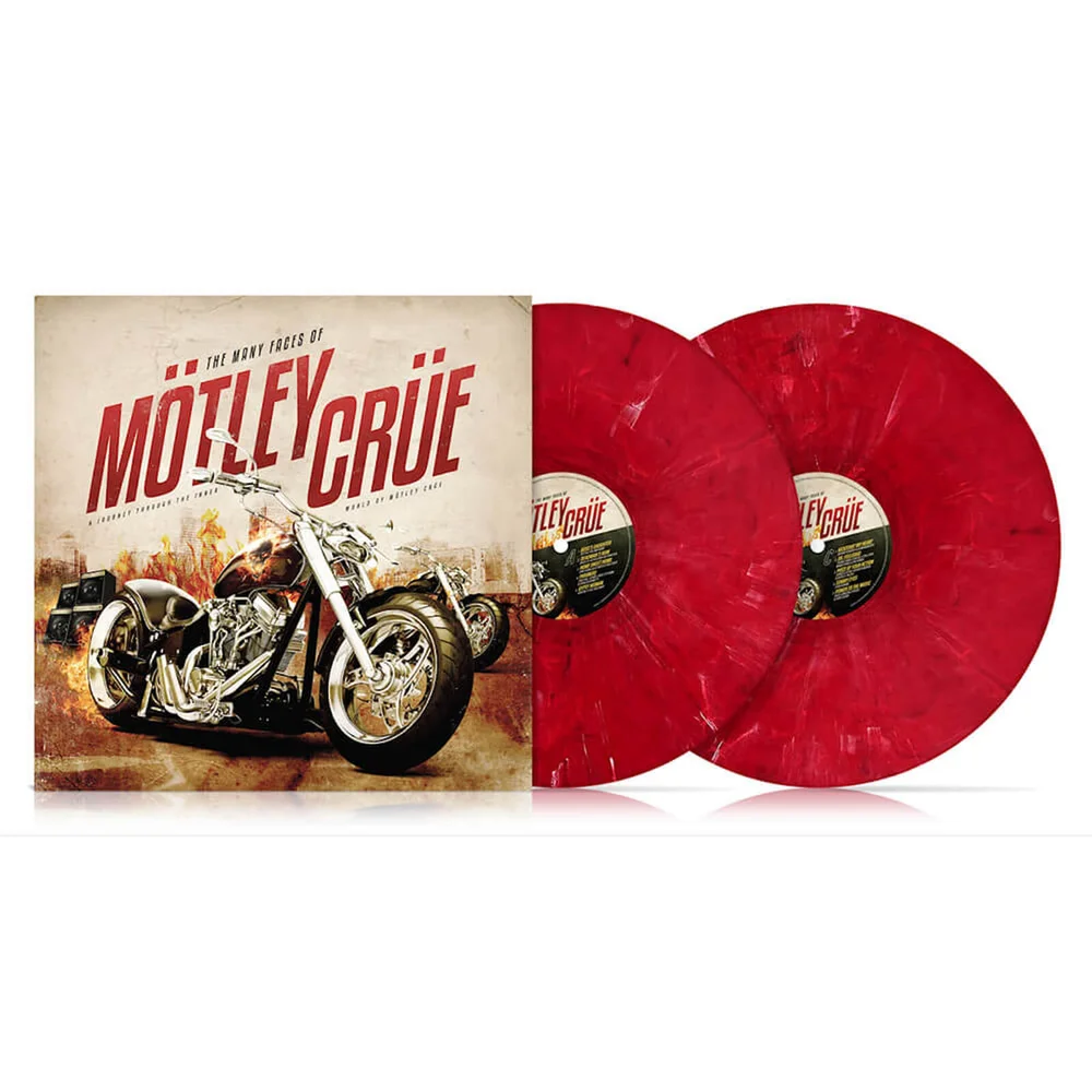 The Many Faces Of Mötley Crüe 2x Red Vinyl Bild 1