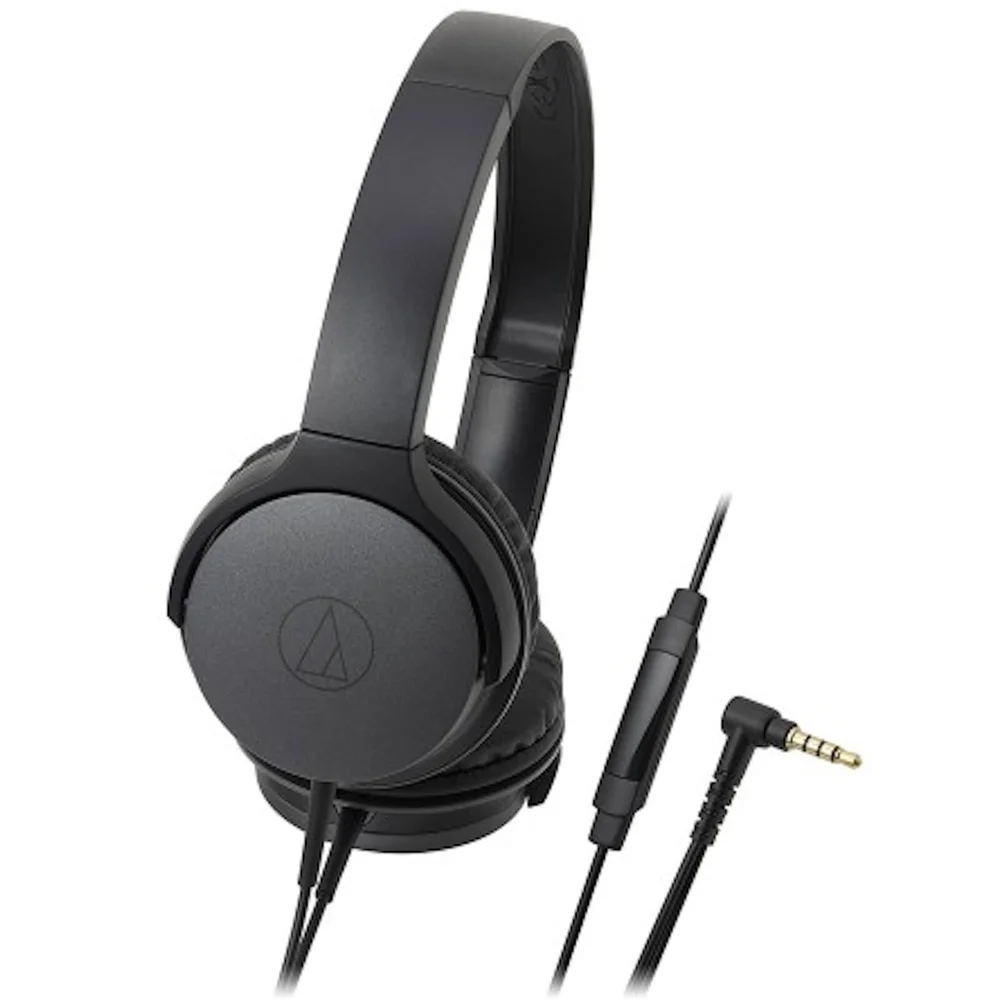 Audio Technica Portable On Ear Headphones - Black Bild 1