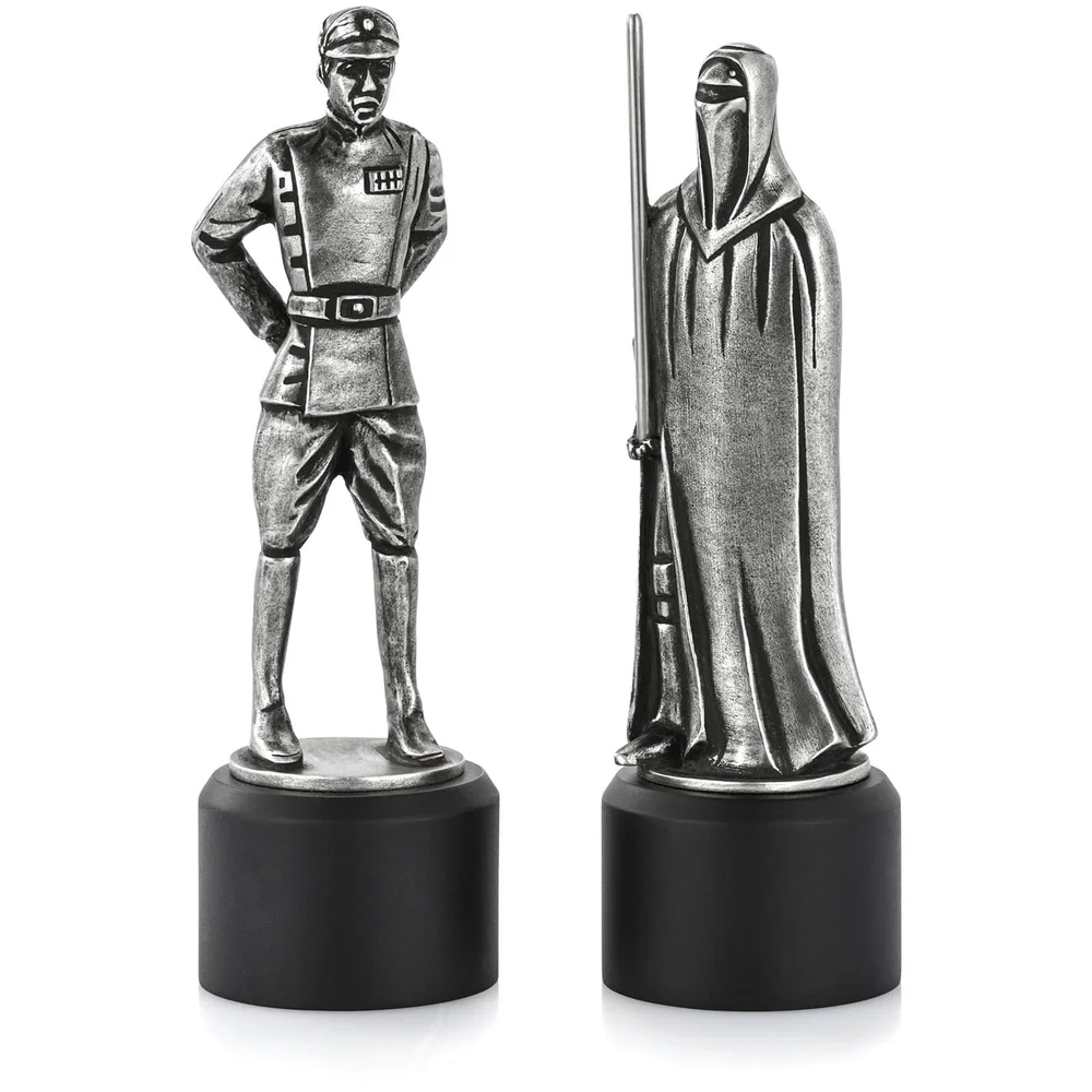Royal Selagnor Star Wars Zinn Schachfiguren - Imperial Officer & Red Guard (Läufer/ Springer) Bild 1
