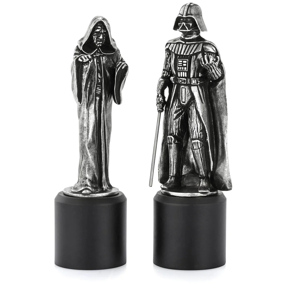 Royal Selangor Star Wars Schachfiguren aus Zinn - Darth Vader und Sidious (König/Königin) Bild 1