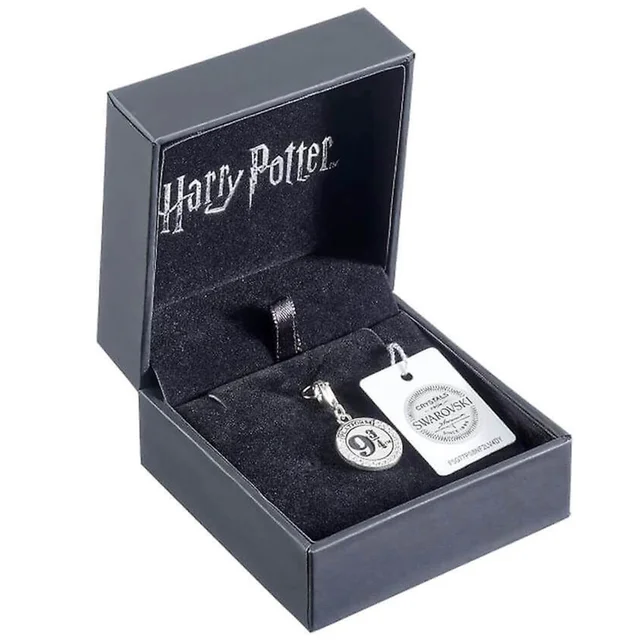 Harry Potter Sterling-Silber Halskette mit Bahnsteig 9 3/4 mit Swarovski-Steinen