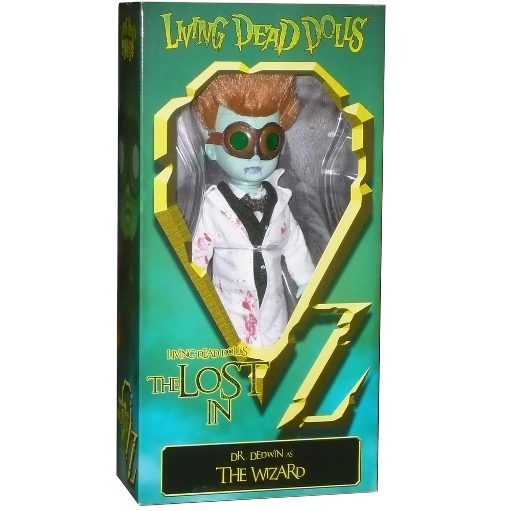 Mezco Living Dead Dolls - The Lost in OZ Exclusive Emerald City Variant - Dr Dedwin Bild 1