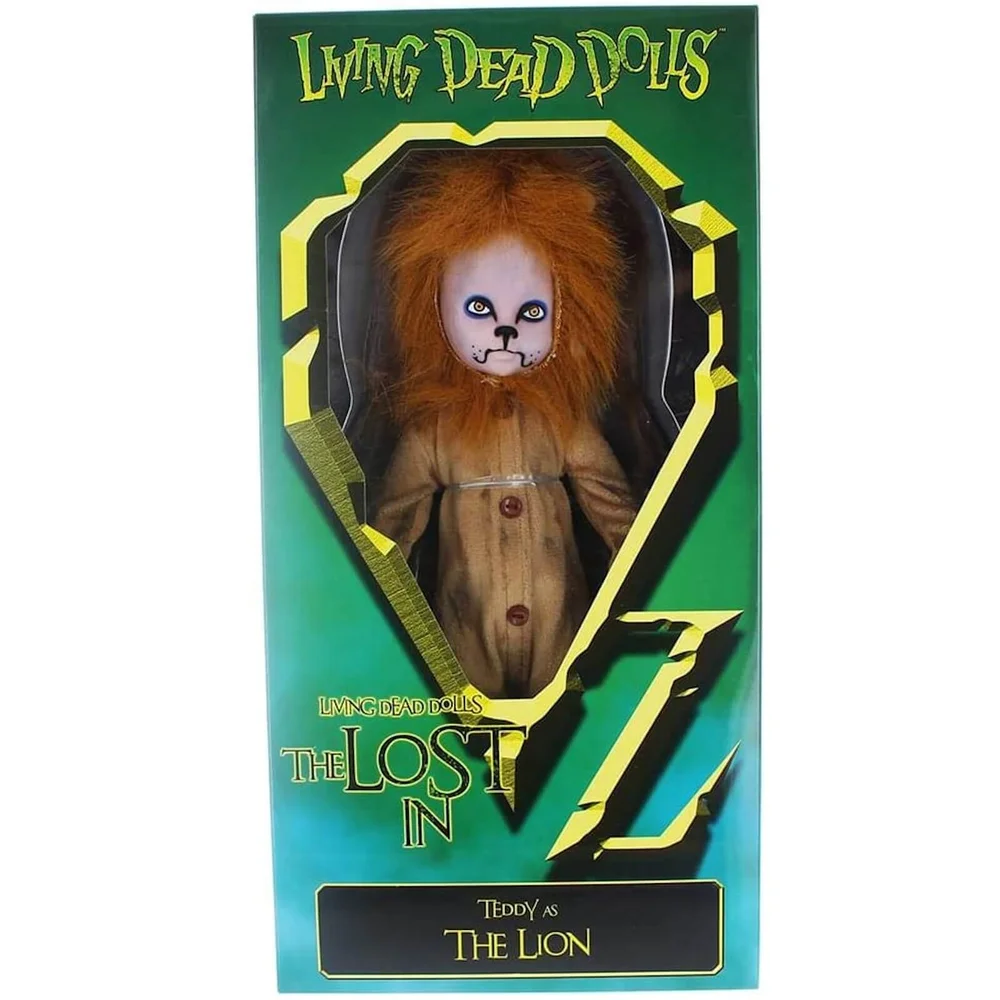 Mezco Living Dead Dolls - The Lost in OZ Exclusive Emerald City Variante - The Lion Figur Bild 1