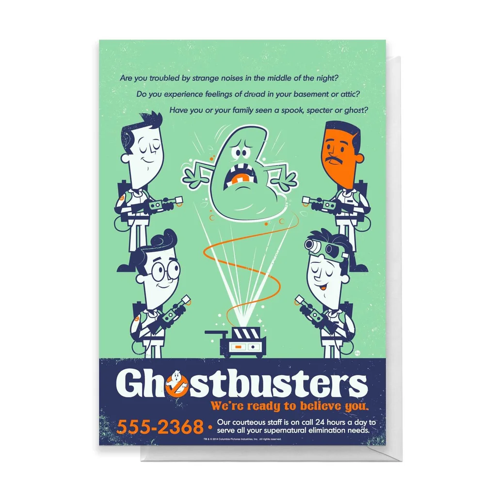 Ghostbusters We Believe You Greetings Card - Standard Card Bild 1