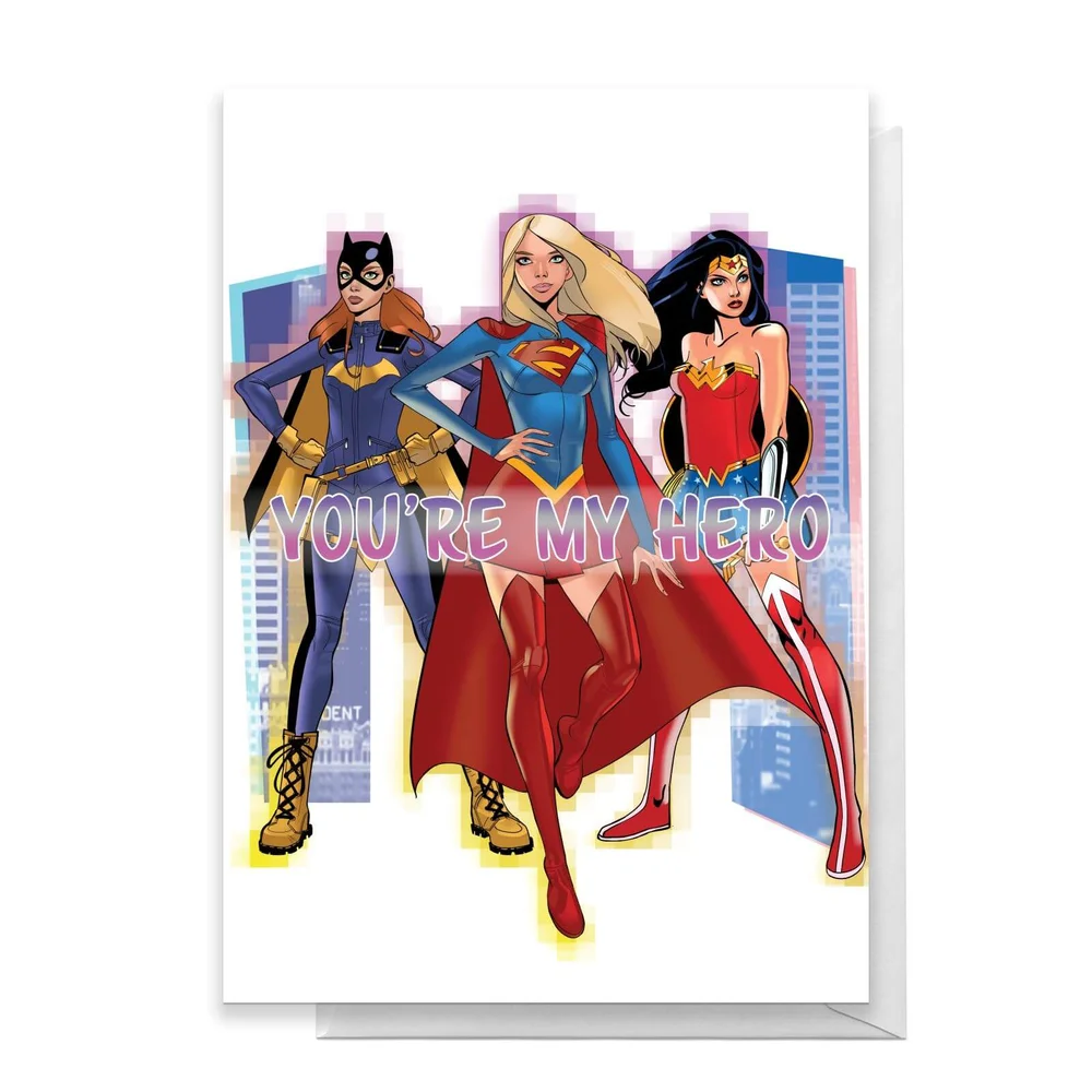 DC Super Hero Women You're My Hero Greetings Card - Standard Card Bild 1