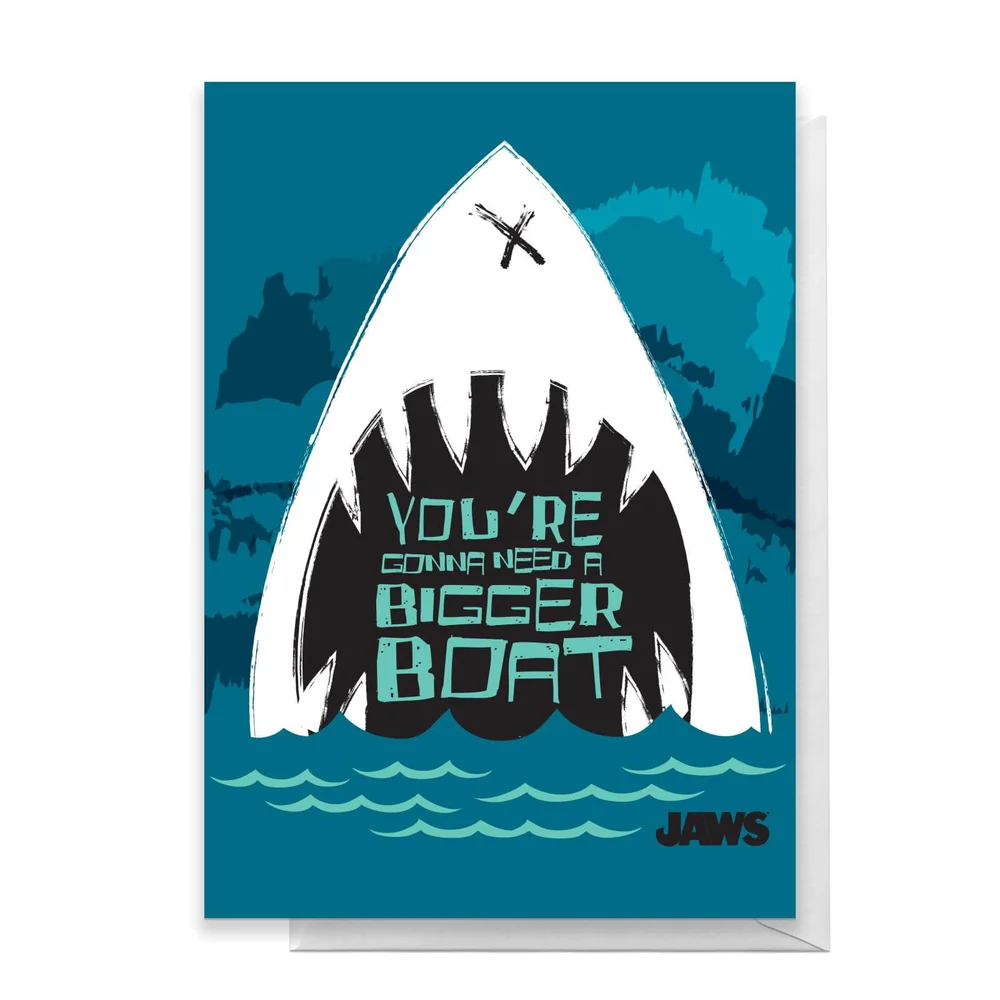 Jaws You're Gonna Need A Bigger Boat Greetings Card - Standard Card Bild 1