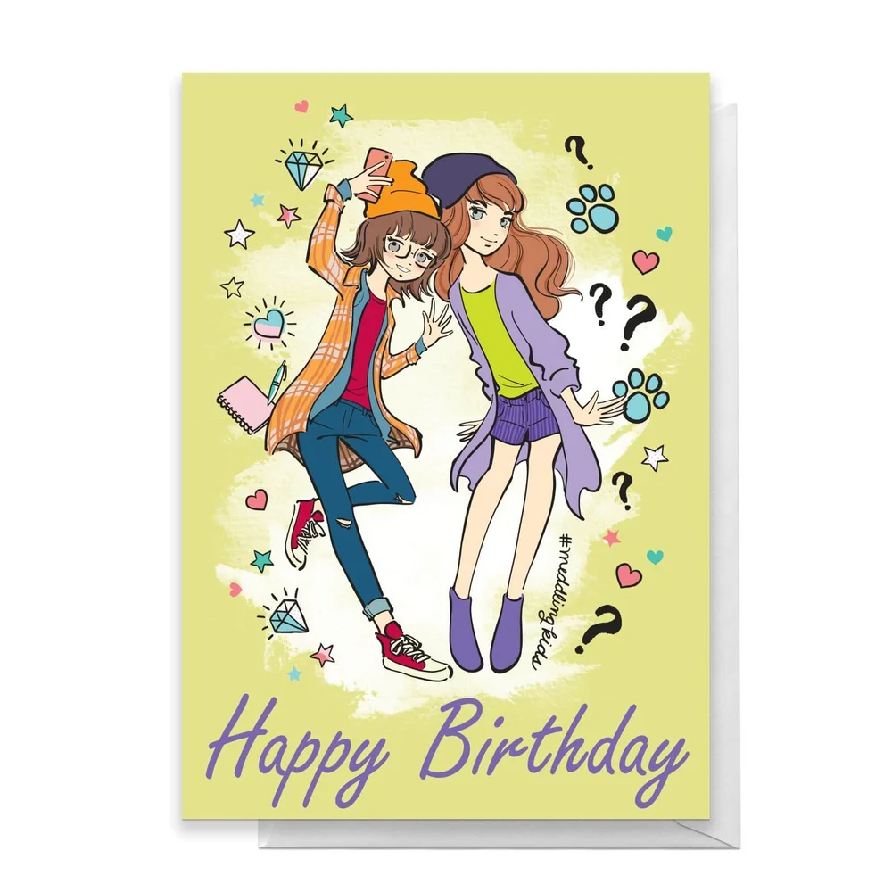 Scooby Doo 10th Birthday Girls Greetings Card - Standard Card Bild 1