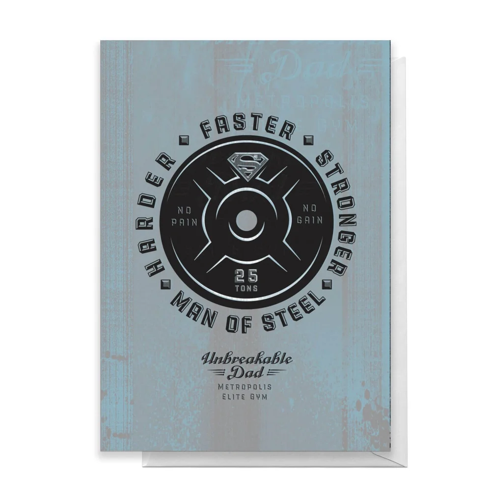 Superman Fathers Day Greetings Card - Standard Card Bild 1
