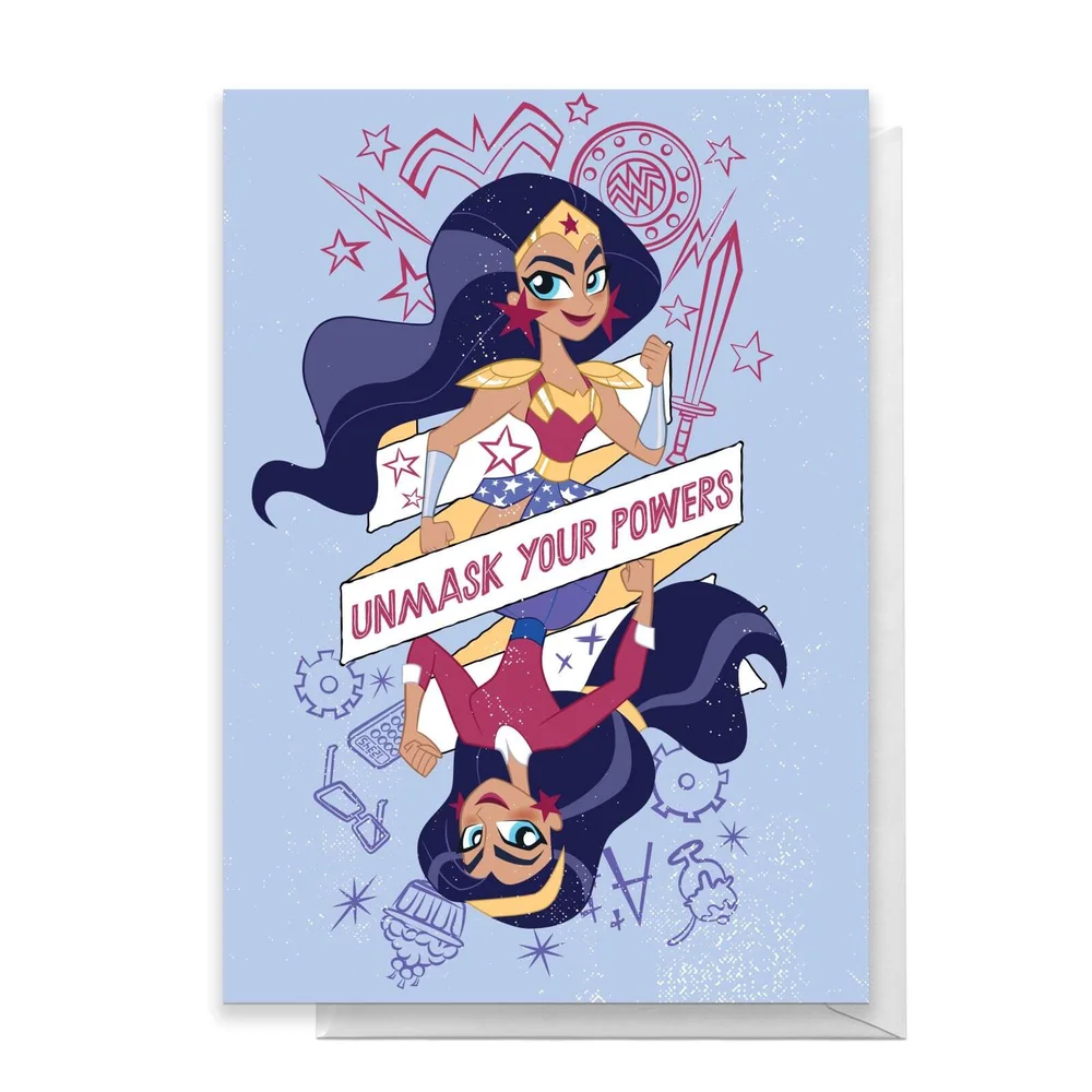 Wonder Woman Powers Happy Birthday Greetings Card - Standard Card Bild 1