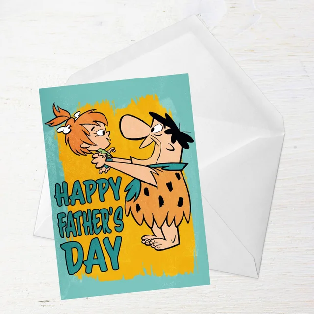 Flintstones Happy Father's Day Greetings Card