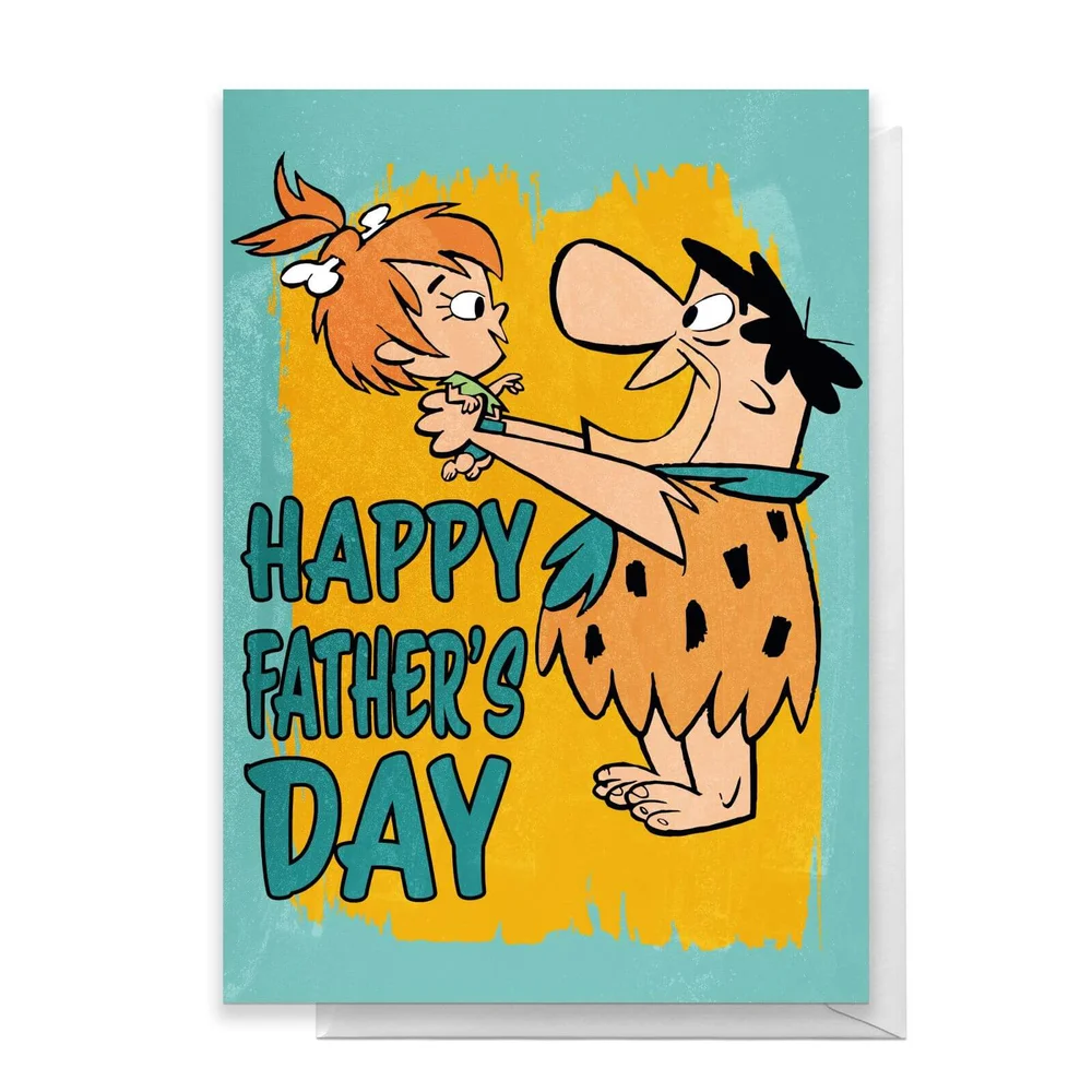 Flintstones Happy Father's Day Greetings Card - Standard Card Bild 1