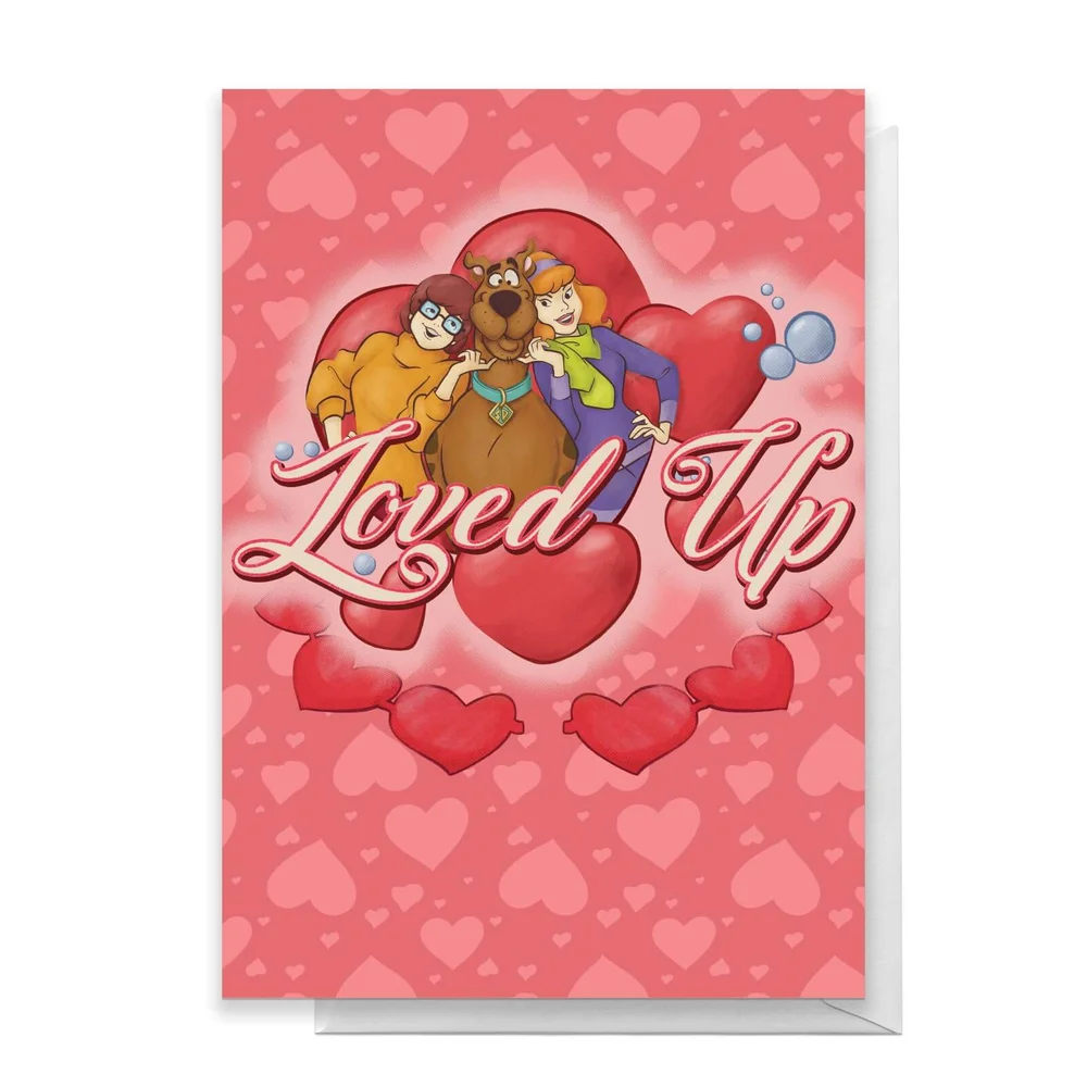 Scooby Doo Valentines Loved Up Greetings Card - Standard Card Bild 1