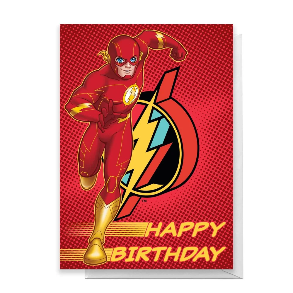 The Flash Happy Birthday Greetings Card - Standard Card Bild 1