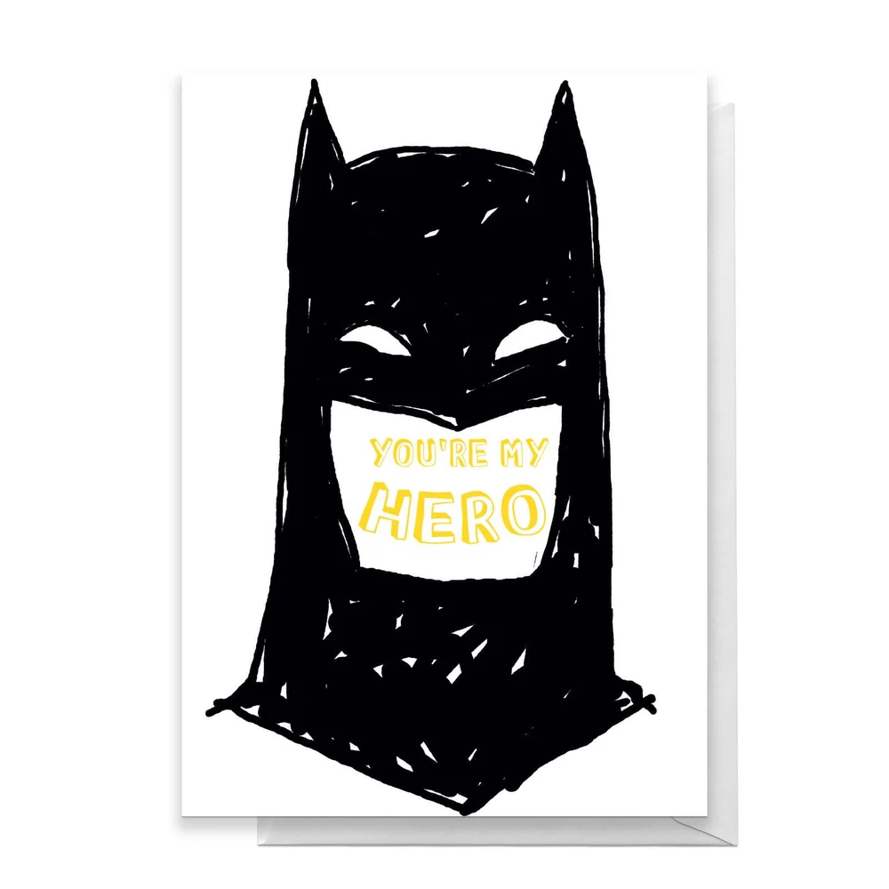 Batman You're My Hero Greetings Card - Standard Card Bild 1
