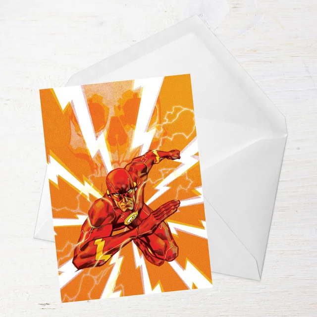 The Flash Greetings Card