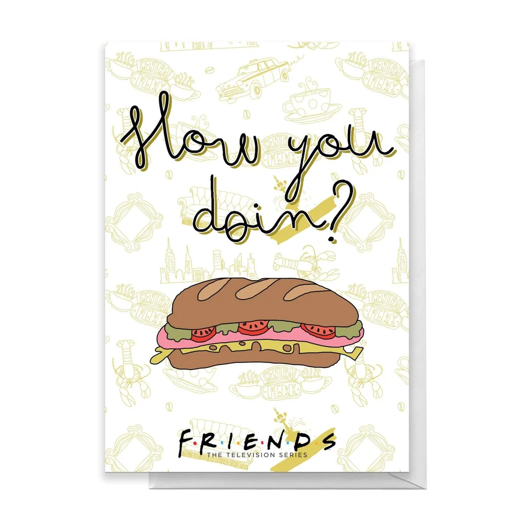 Friends How You Doin? Greetings Card - Standard Card Bild 1