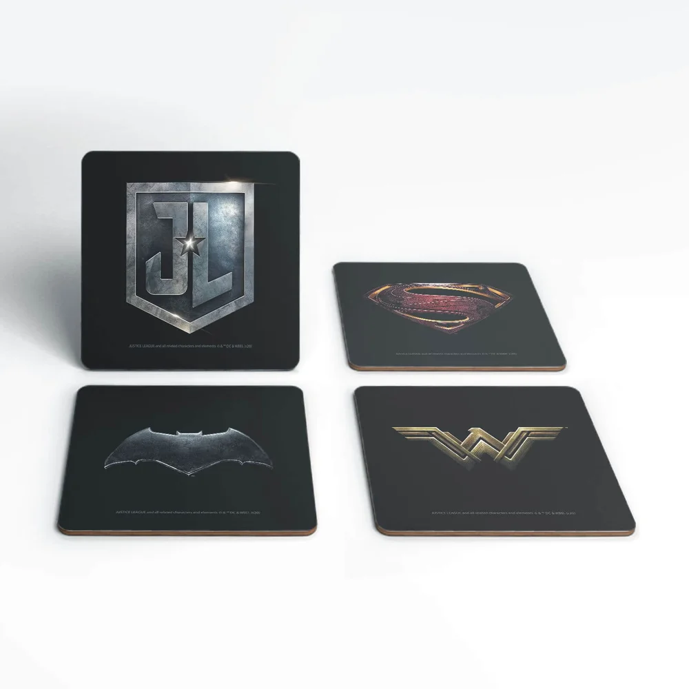 DC Justice League Holy Trinity Coaster Set Bild 1