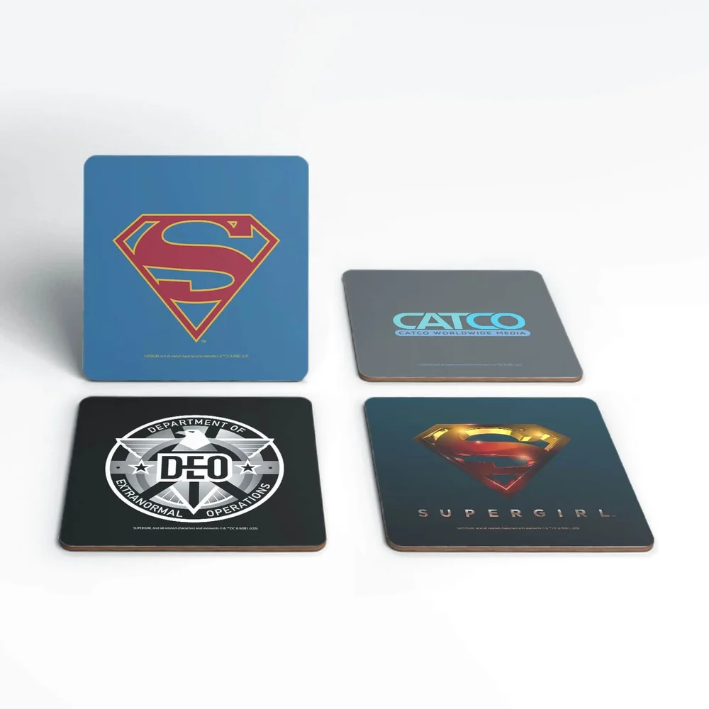 DC Supergirl TV Coaster Set Bild 1