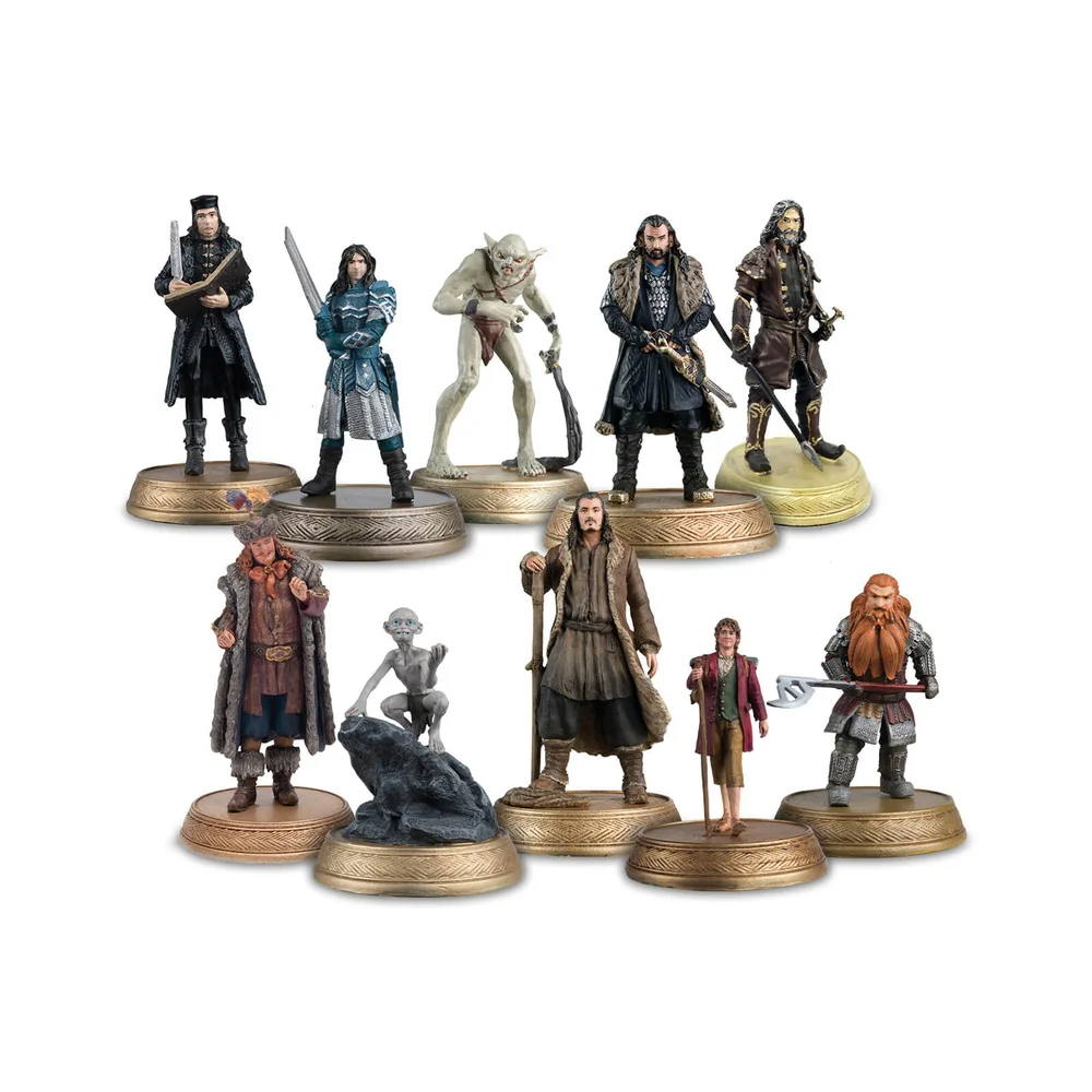 The Hobbit - Das komplette Sammlerset mit 10 Figuren Bild 1