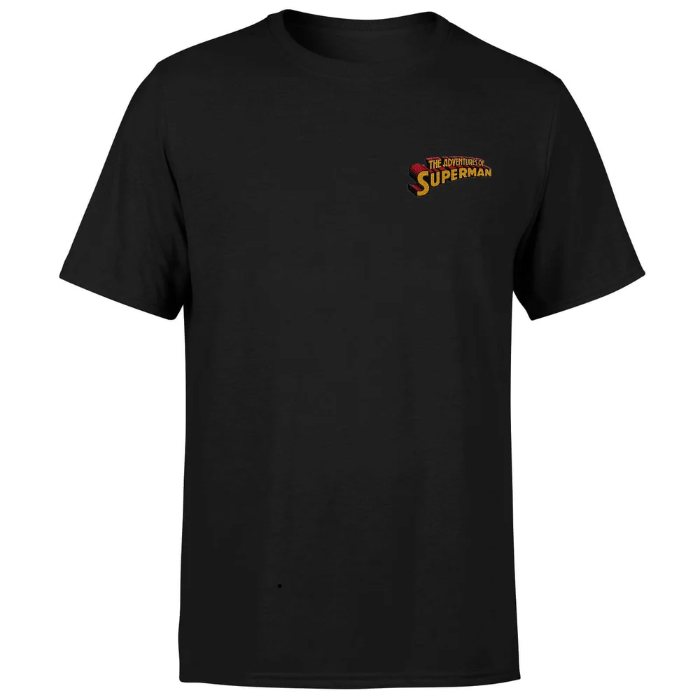 DC Superman Embroidered Unisex T-Shirt - Black - S Bild 1