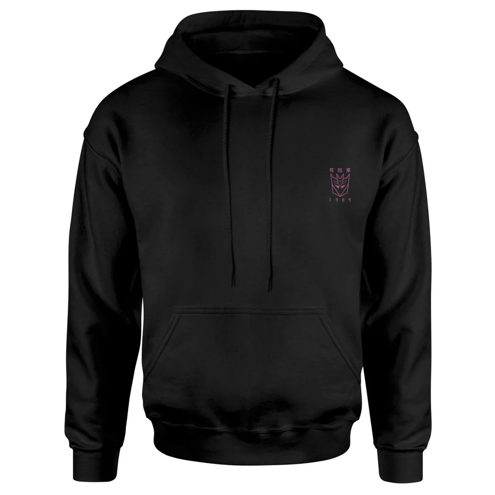 Transformers Decepticons Embroidered Unisex Hoodie - Black - S Bild 1