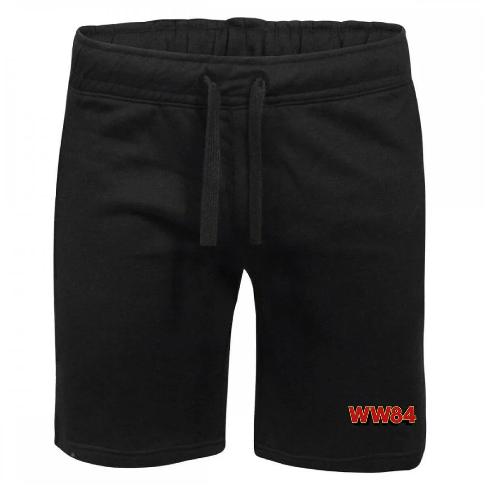 DC Wonder Woman WW84 Embroidered Unisex Jogger Shorts - Black - S Bild 1