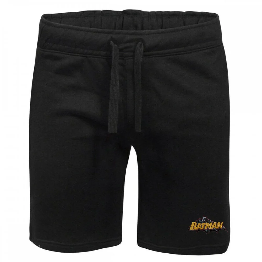 DC Batman Embroidered Unisex Jogger Shorts - Black - S Bild 1