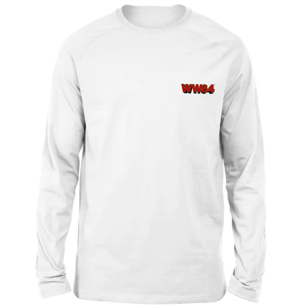 DC Wonder Woman WW84 Embroidered Unisex Long Sleeved T-Shirt - White - S Bild 1