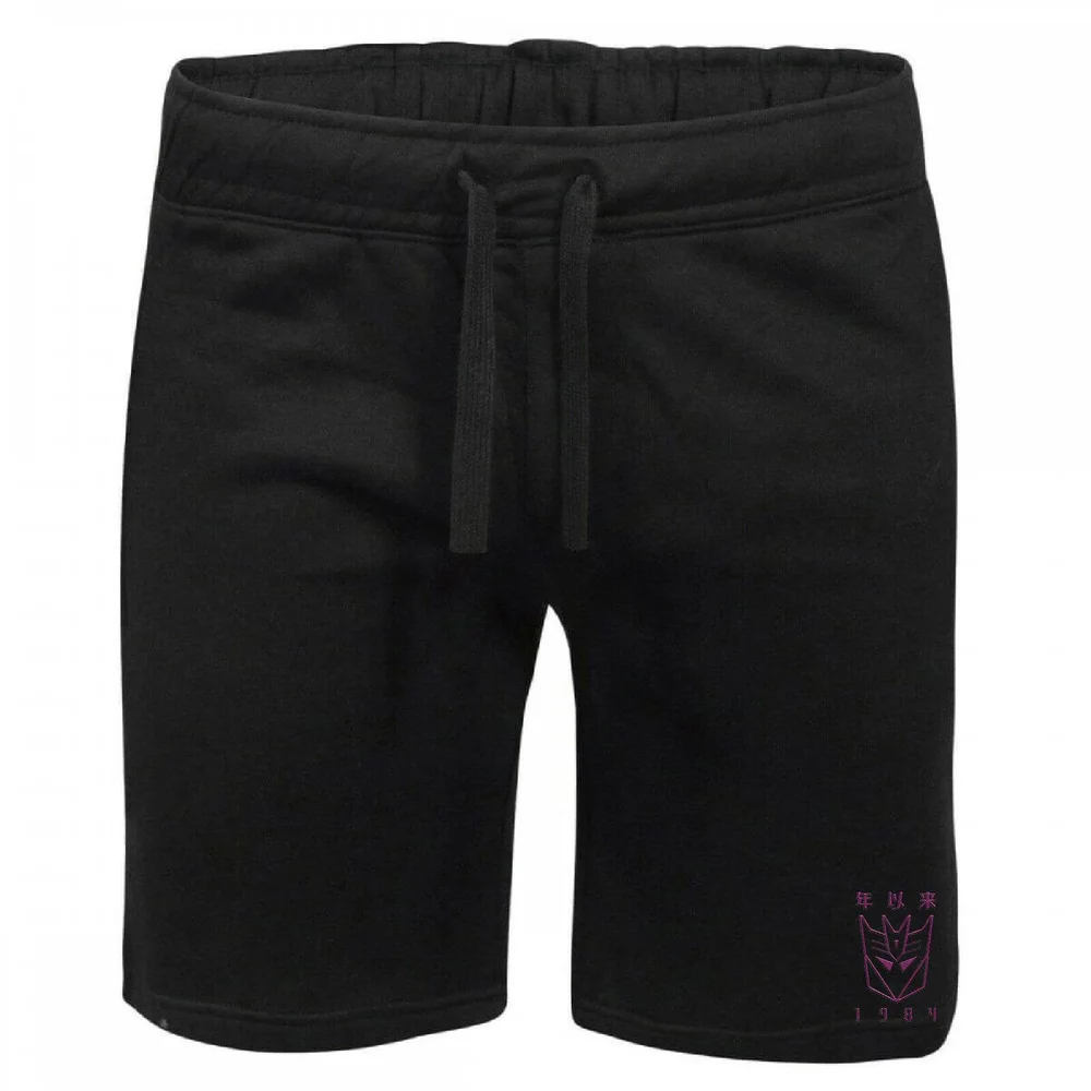 Transformers Decepticons Embroidered Unisex Jogger Shorts - Black - S Bild 1