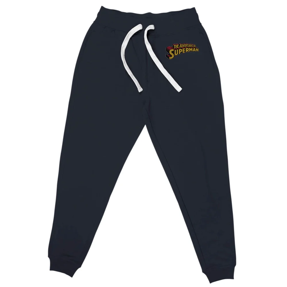 DC Superman Embroidered Unisex Joggers - Navy - S Bild 1