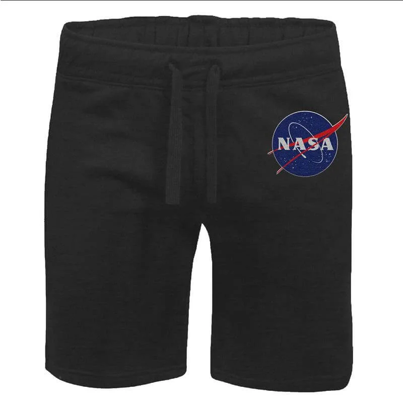 NASA Meatball Unisex Jogger Shorts - Black - S Bild 1