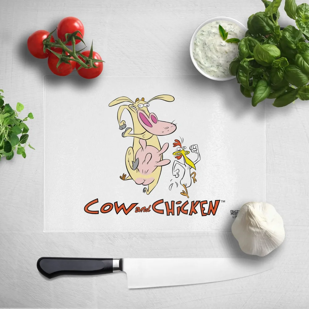 Cow And Chicken Chopping Board Bild 1