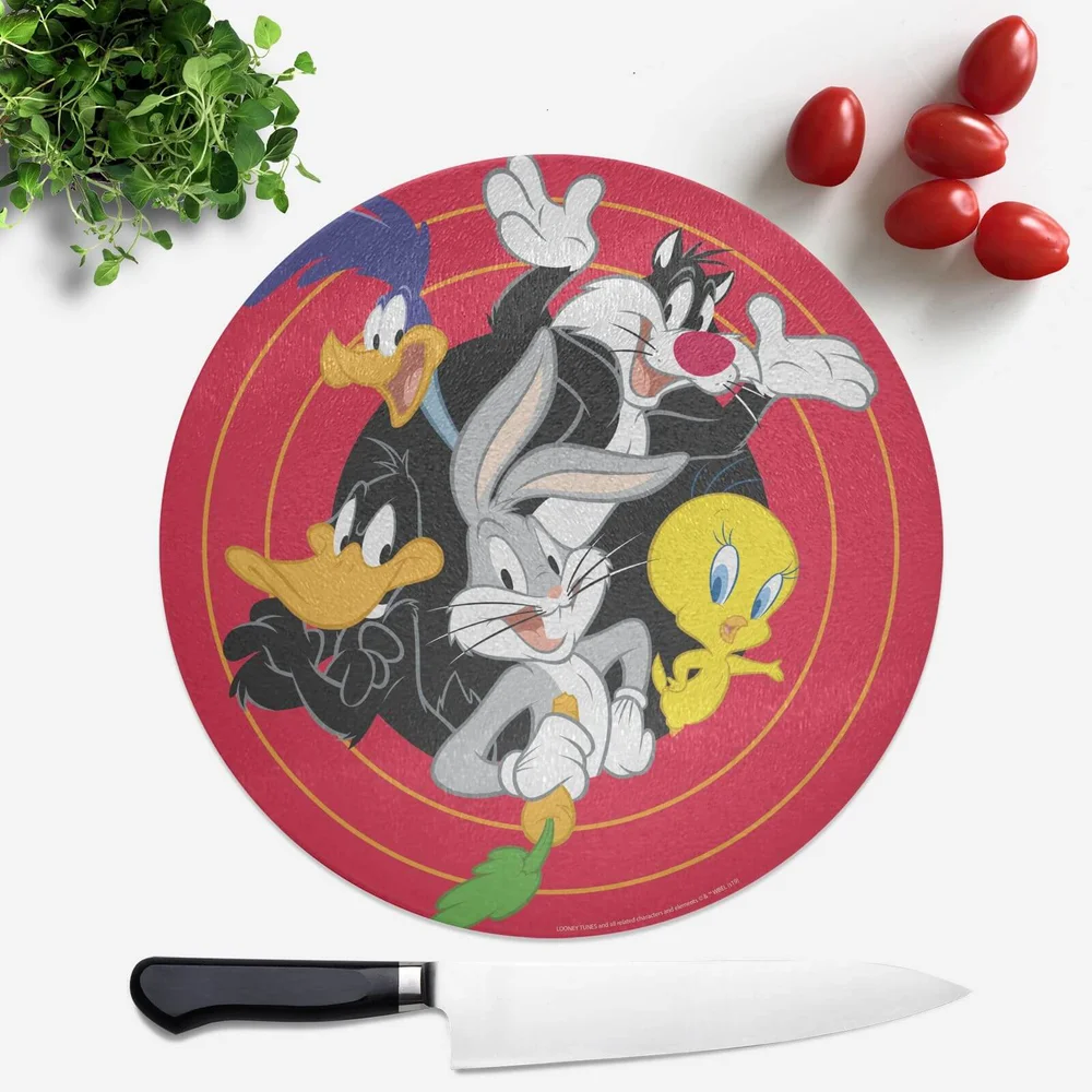 Looney Tunes Round Chopping Board Bild 1
