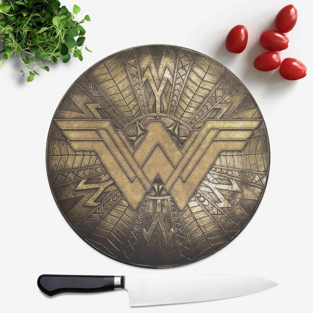 Wonder Woman Round Chopping Board Bild 1