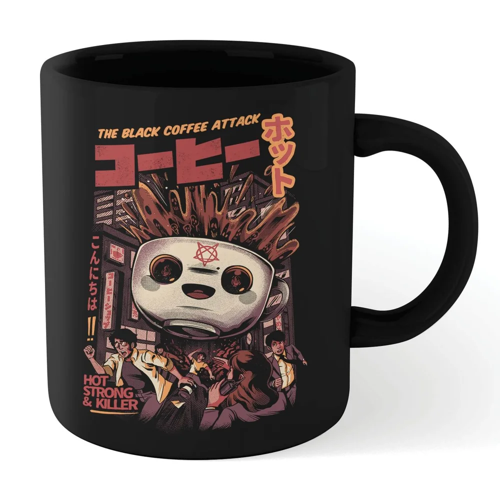 Ilustrata Black Coffee Kaiju Mug - Black Bild 1