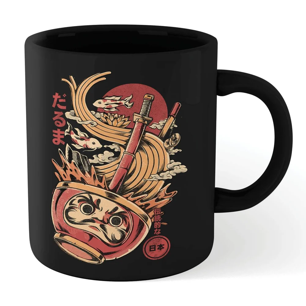 Ilustrata Daruma Mug - Black Bild 1