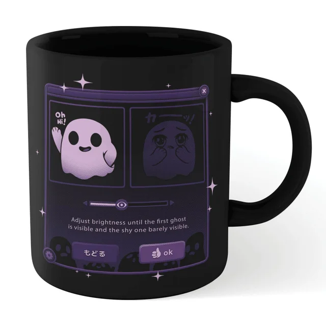 Ilustrata Dandere Ghost Mug - Black