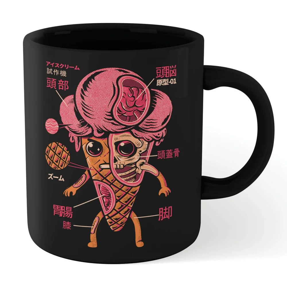 Ilustrata Kaiju Ice Cream Mug - Black Bild 1