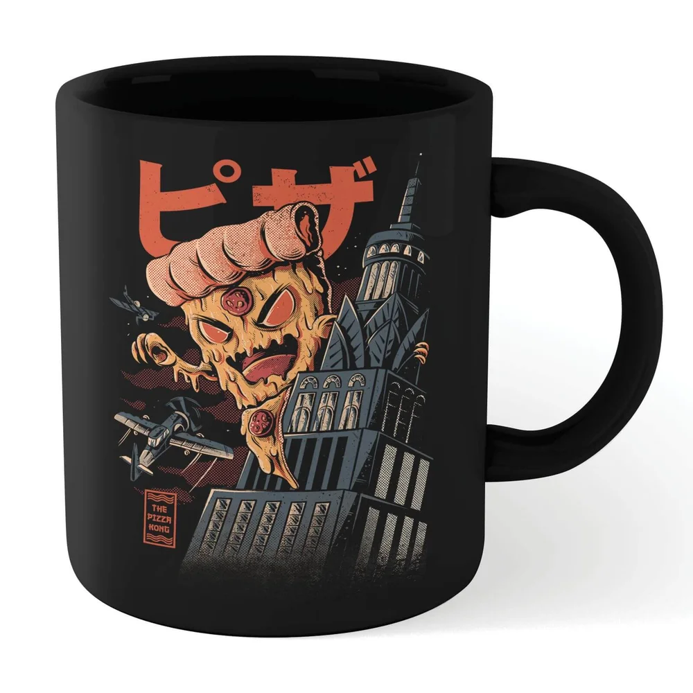 Ilustrata Pizza Kong Mug - Black Bild 1