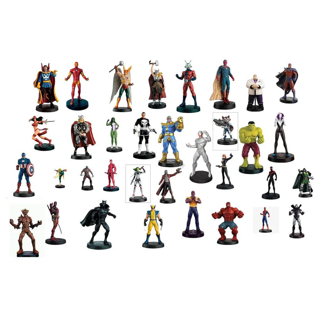 Eaglemoss Marvel Ultimate Collector's Set mit 10 Figuren (Set 2) - mit 16-seitigem Magazin Bild 1