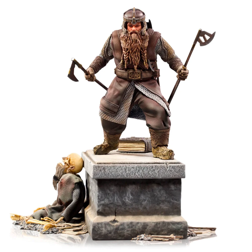 Iron Studios Der Herr der Ringe Deluxe BDS Art Figur im Maßstab 1:10 Gimli 21 cm Bild 1
