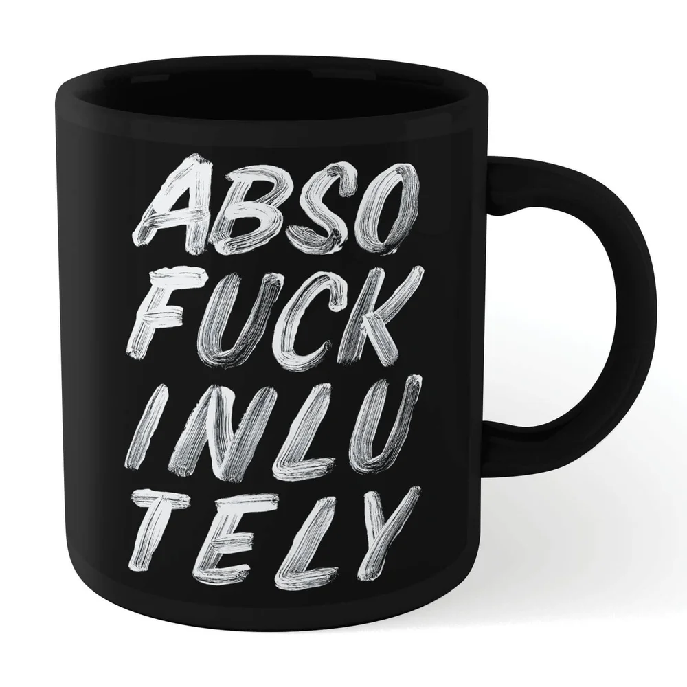 The Motivated Type Absofuckinlutely Mug - Black Bild 1